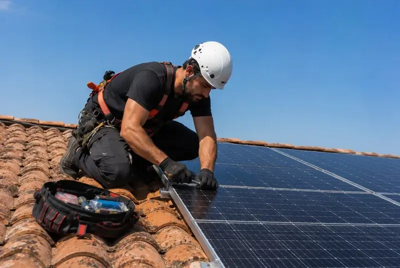 Maintenance et monitoring de panneaux solaires à Artassenx
